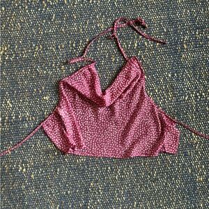 Los Angeles Apparel One size sheer halter top